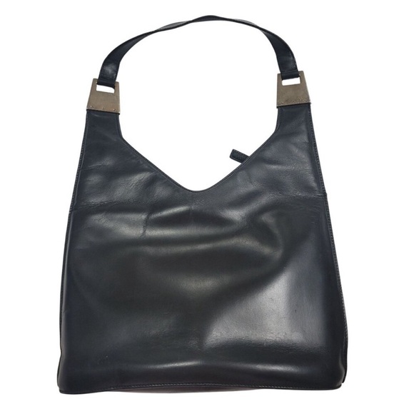 Gucci Vintage Tom Ford Black Leather Bag - Picture 2 of 14